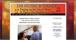 Desktop Screenshot of dbmusicdance.com